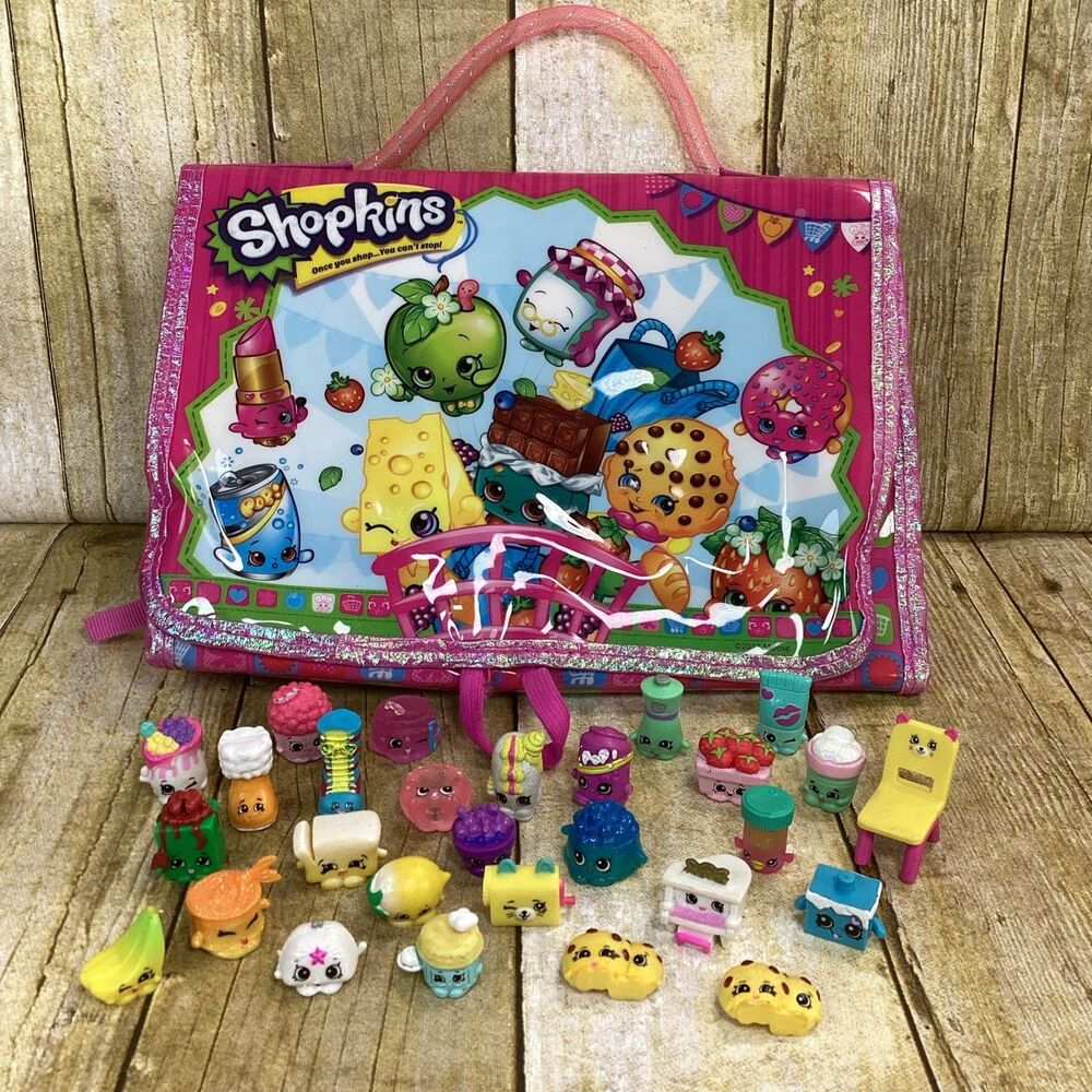 Shopkins Travel Organizer Bag Storage Carrying Case 28 Figures 2013